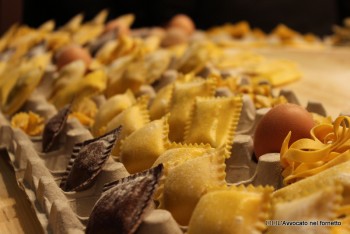 Lo stand della Surgital pasta fresca surgelata