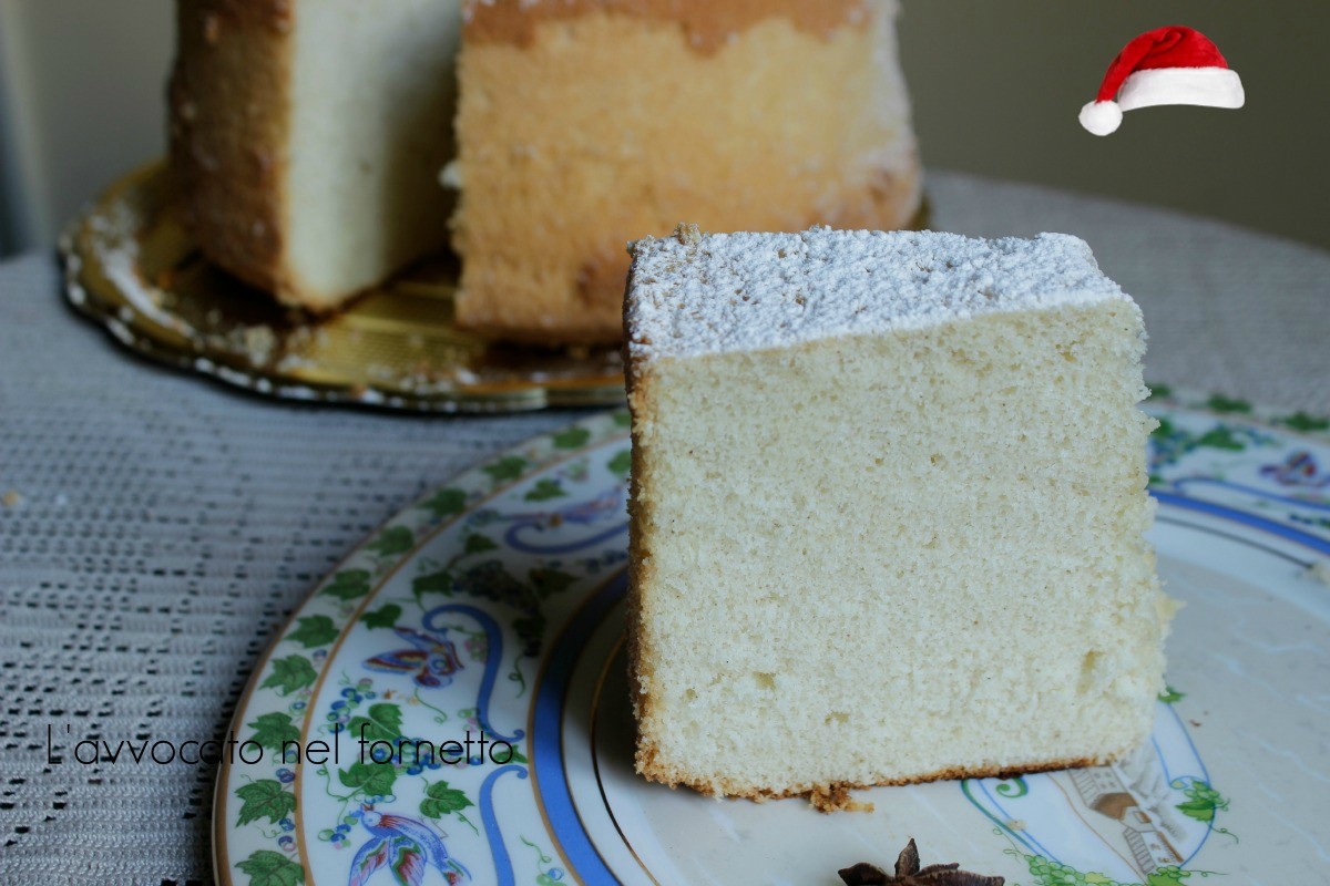 chiffon cake di natale