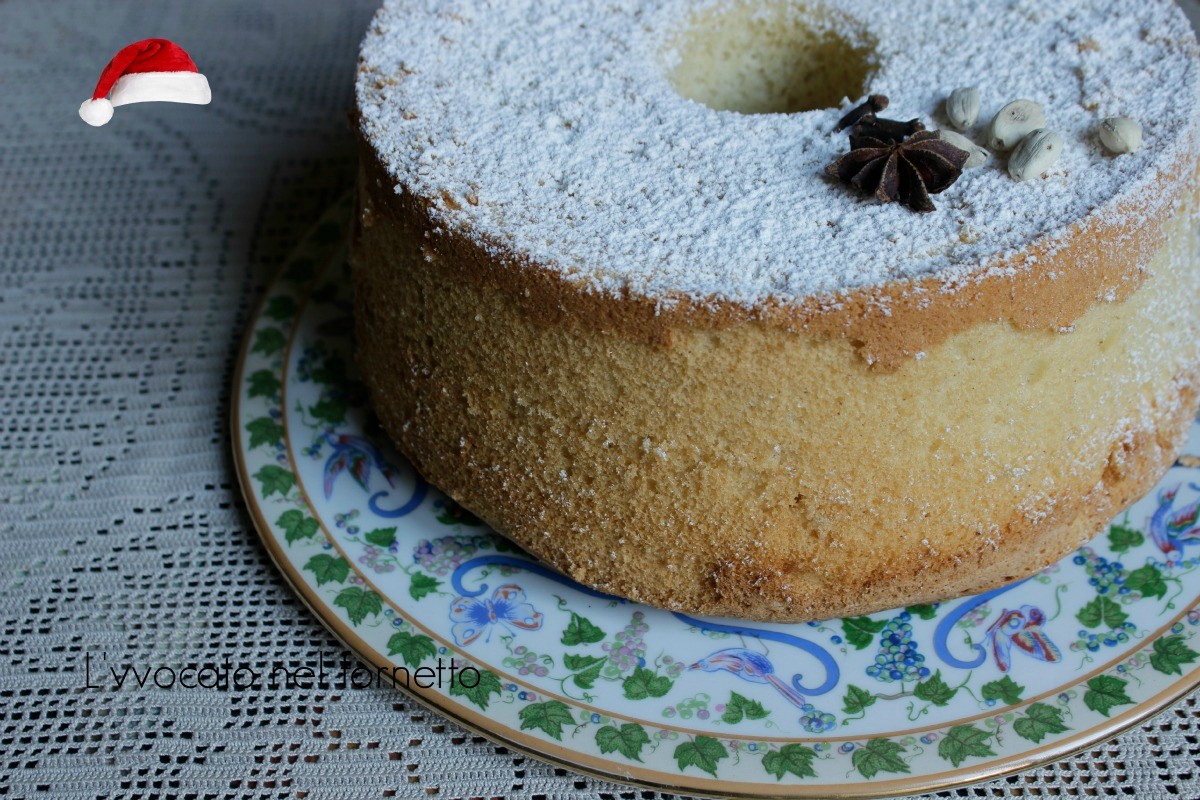 chiffon cake di natale