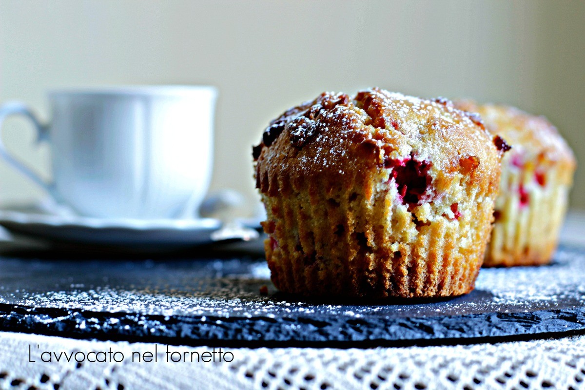 American muffin ai almponi e cioccolato bianco1