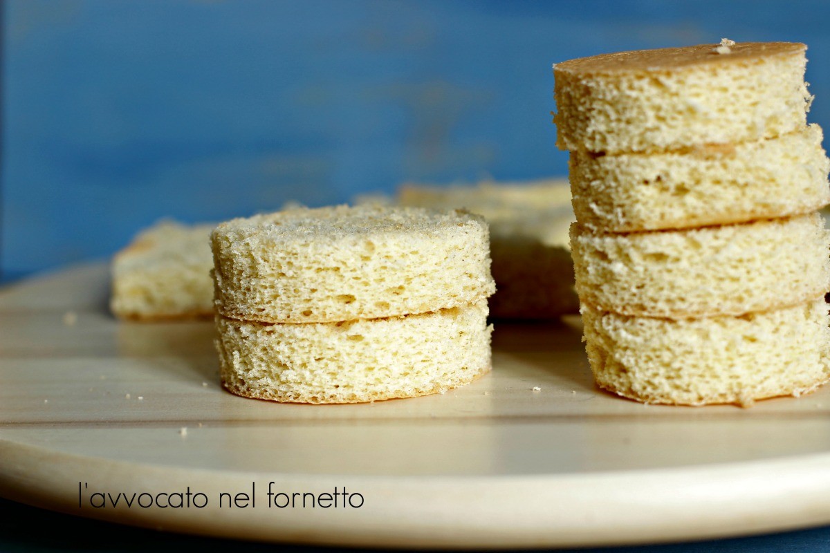 dischetti di pan di spagna