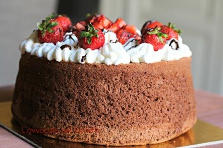 Chiffon cake al cioccolato