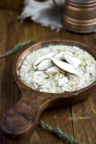 Risotto con funghi porcini