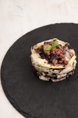 lasagne con ricotta e radicchio