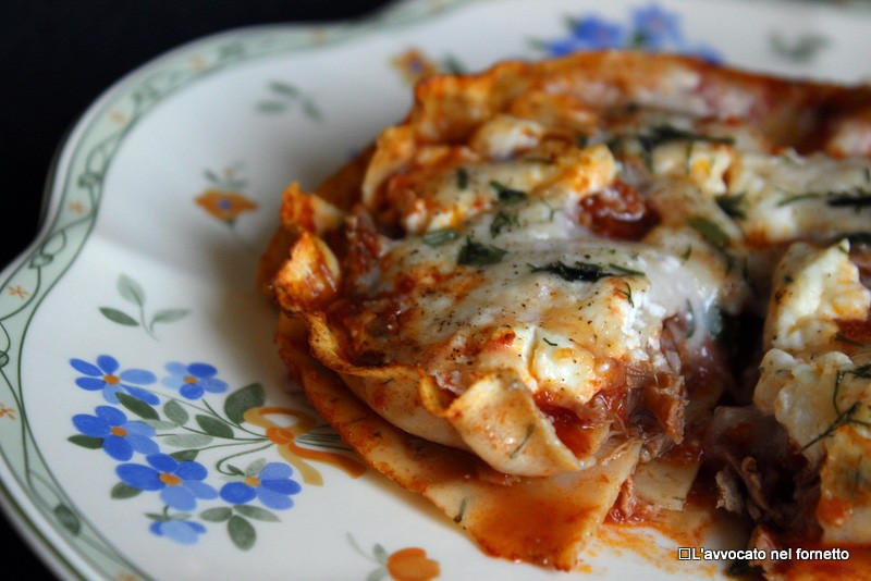 Lasagne castrate con ricotta e finocchietto