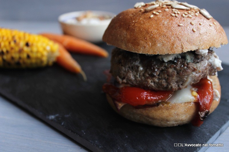 American Burger classico con brio
