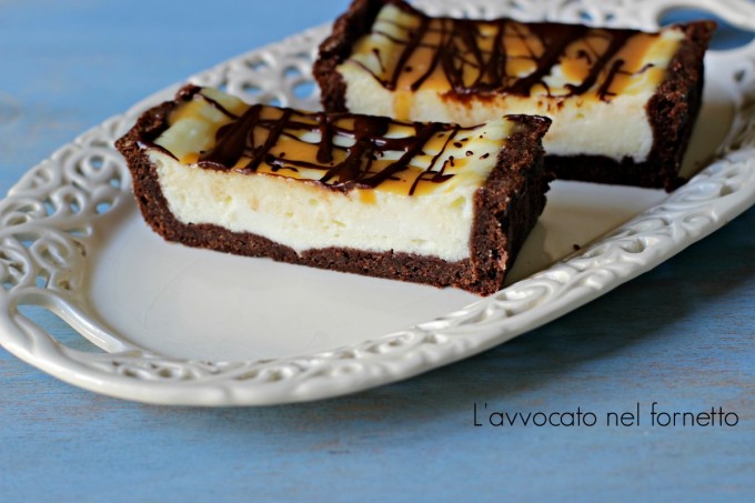 Crostata al cacao con crema di labneh