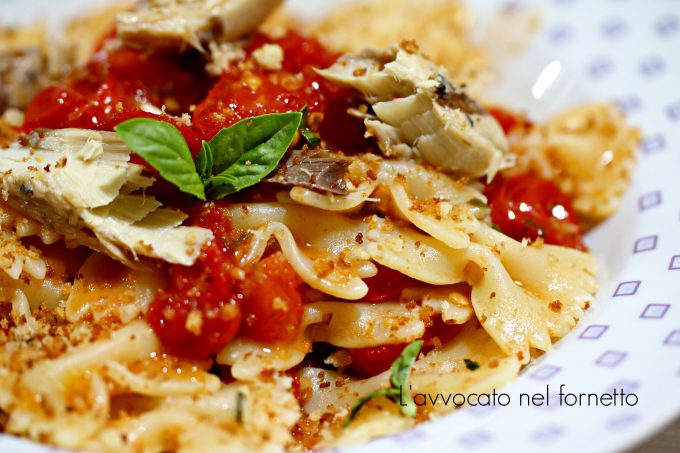 farfarfalle con sgombro grigliato