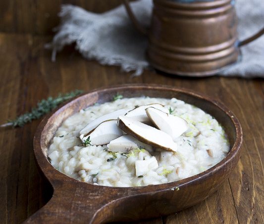 Risotto con funghi porcini