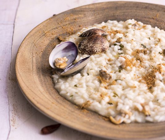 risotto con le vongole